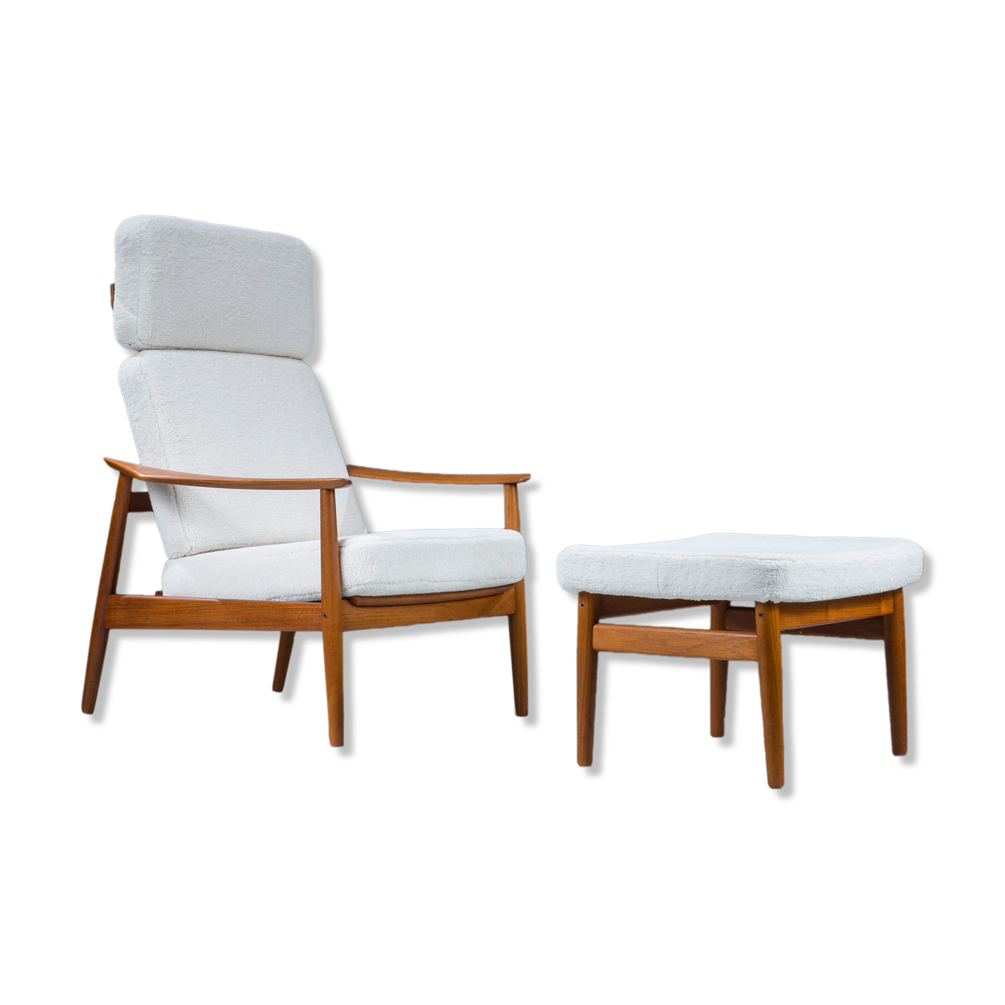 Armchair and ottoman by Arne Vodder for France & Søn