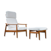 Armchair and ottoman by Arne Vodder for France & Søn