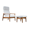 Armchair and ottoman by Arne Vodder for France & Søn