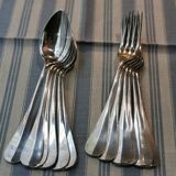 6 Forks & 6 CAS silver metal