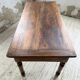 Table de ferme ou table de drapier noyer massif 1900