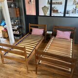 Pair of twin beds 1950