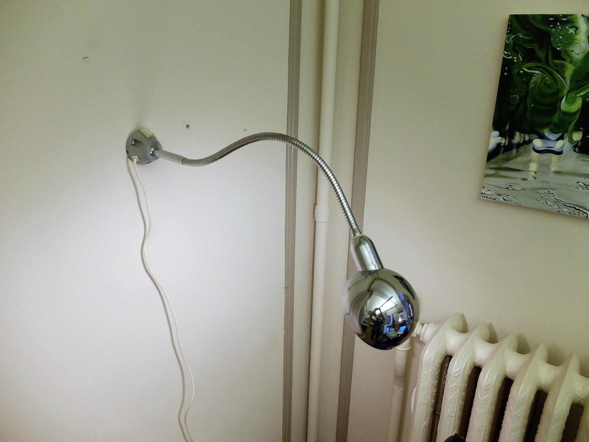 Vintage 1960 flexible desk lamp