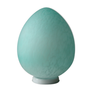 Lampe oeuf en verre soufflée