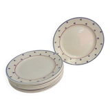 8 assiettes plates