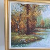 Painting of a forest