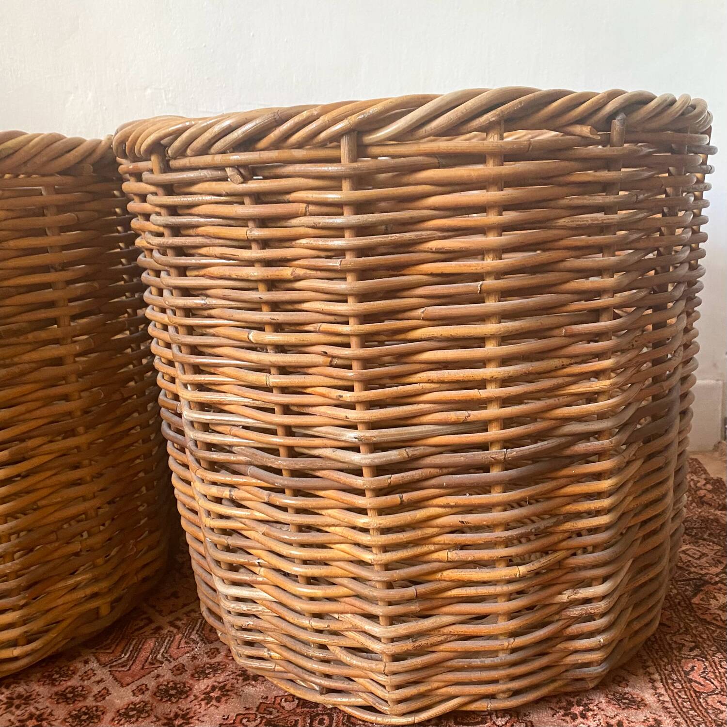 Large XXL rattan planters