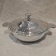 Silver-plated metal covered vegetable dish by Christofle Vendôme silversmiths