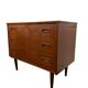 Vintage teak chest of drawers / mid-century wardrobe