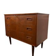 Vintage teak chest of drawers / mid-century wardrobe