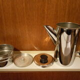 Cafetière  MENESA en Cuivre Chromé vintage 1950