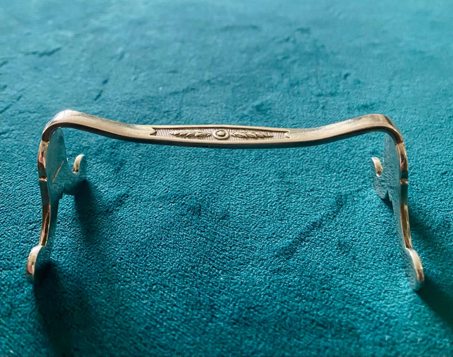 6 Christofle silver-plated metal knife rests