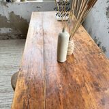 Monastery-style farmhouse table, pine, 210cm