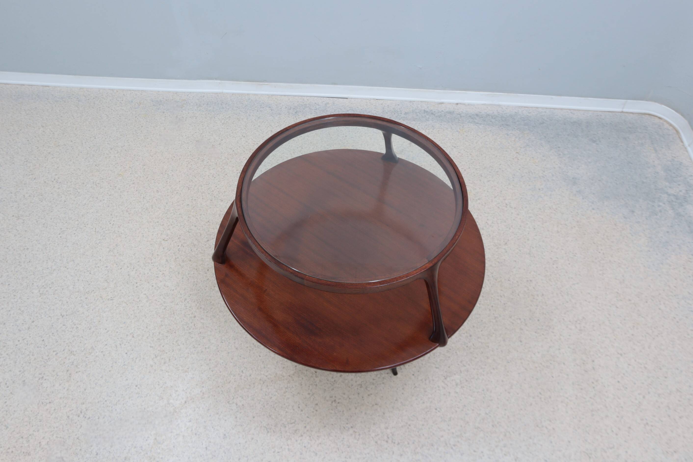 Pierluigi Giordani occasional round coffee table 1950s