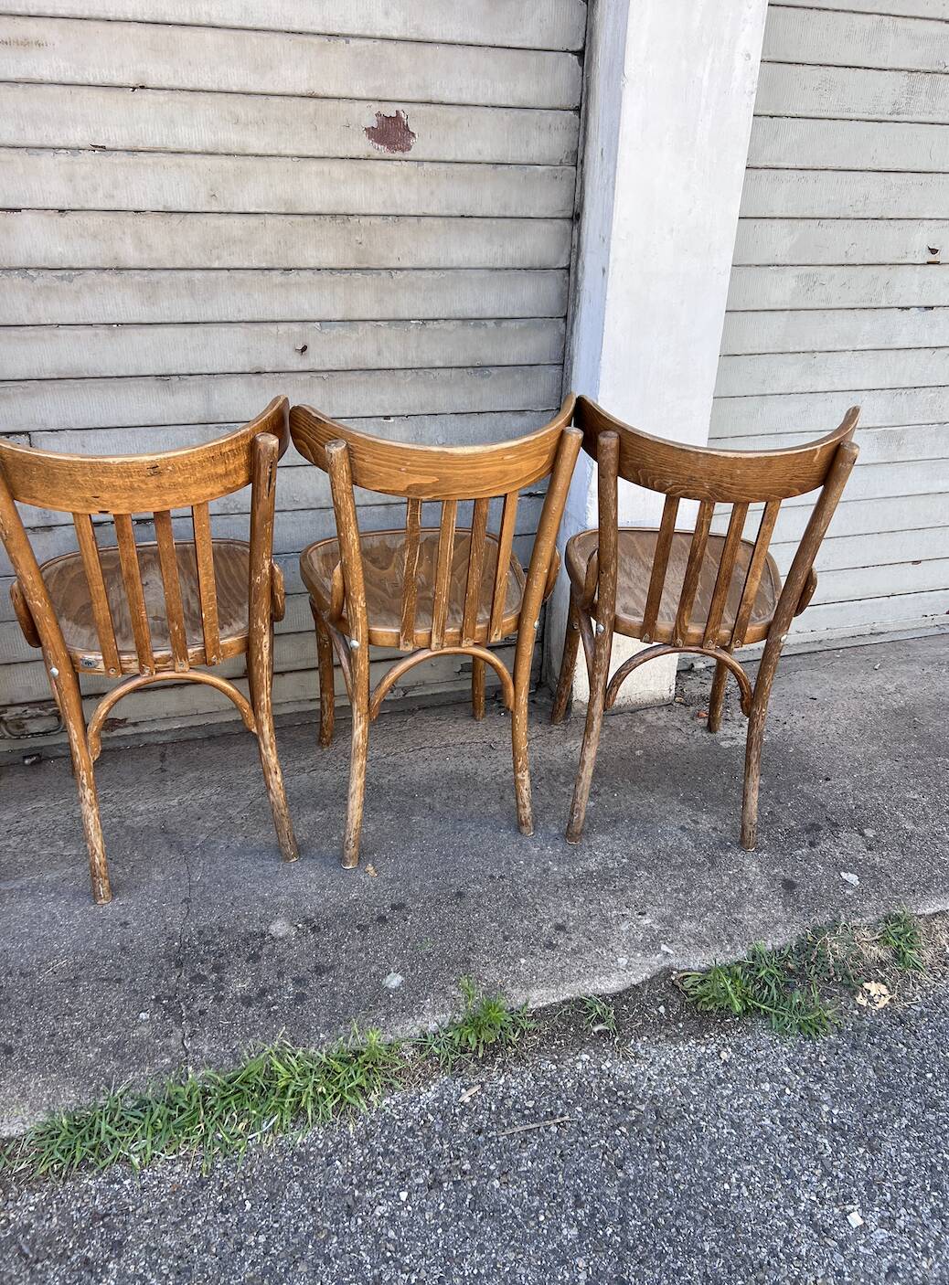(Lot) 5 Anciennes Chaises Bistrot