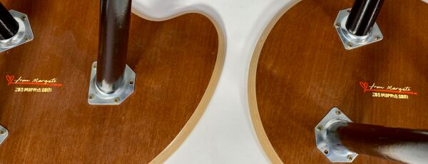 Paire de tables basses haricot Zoe Murphy