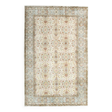 6x9 Sky Blue Turkish Vintage Area Rug 178x286Cm SK 24678