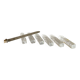 Set of 6 antique Baccarat crystal knife rests, vintage tableware