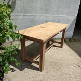 Solid oak farmhouse table
