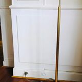 Golden brass reader lamppost