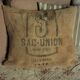 Burlap Cushion