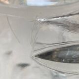 Vase en verre, travail italien, 1970