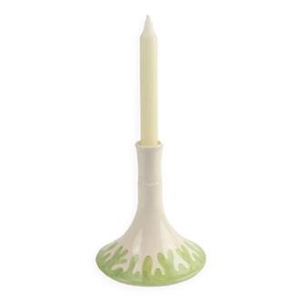 Large Candle Holder - light green