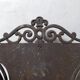 vintage cast iron log holder