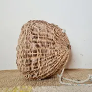 Old Woven Willow Fishing Basket