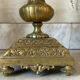 Pair of gilded bronze candlesticks in the Napoleon III style.