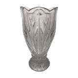 Vase en cristal taillé J.G. Durand