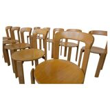 20 Bruno Rey Dining Chairs, 1970s