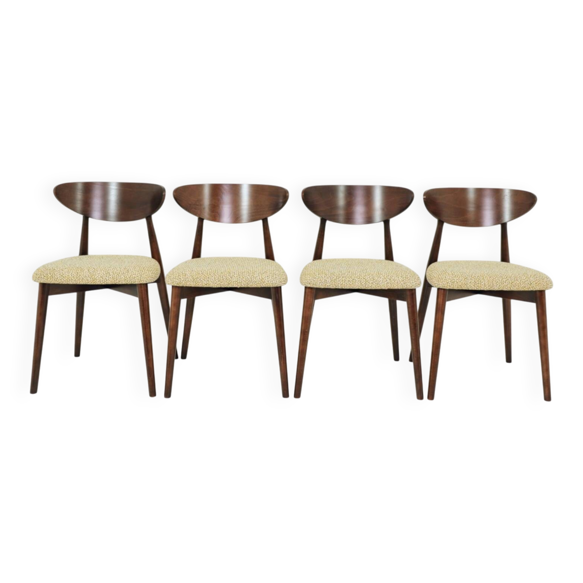 Dining chairs set of 4 Nebula green Scandinavian design