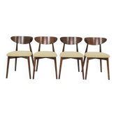 Set of 4 Nebula Green Scandinavian Design Dining Chairs