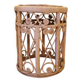 Rattan end table