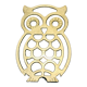 Dessous plat Hibou laiton