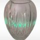 Vintage Crystal Balloon Vase Height 28cm