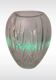 Vintage Crystal Balloon Vase Height 28cm