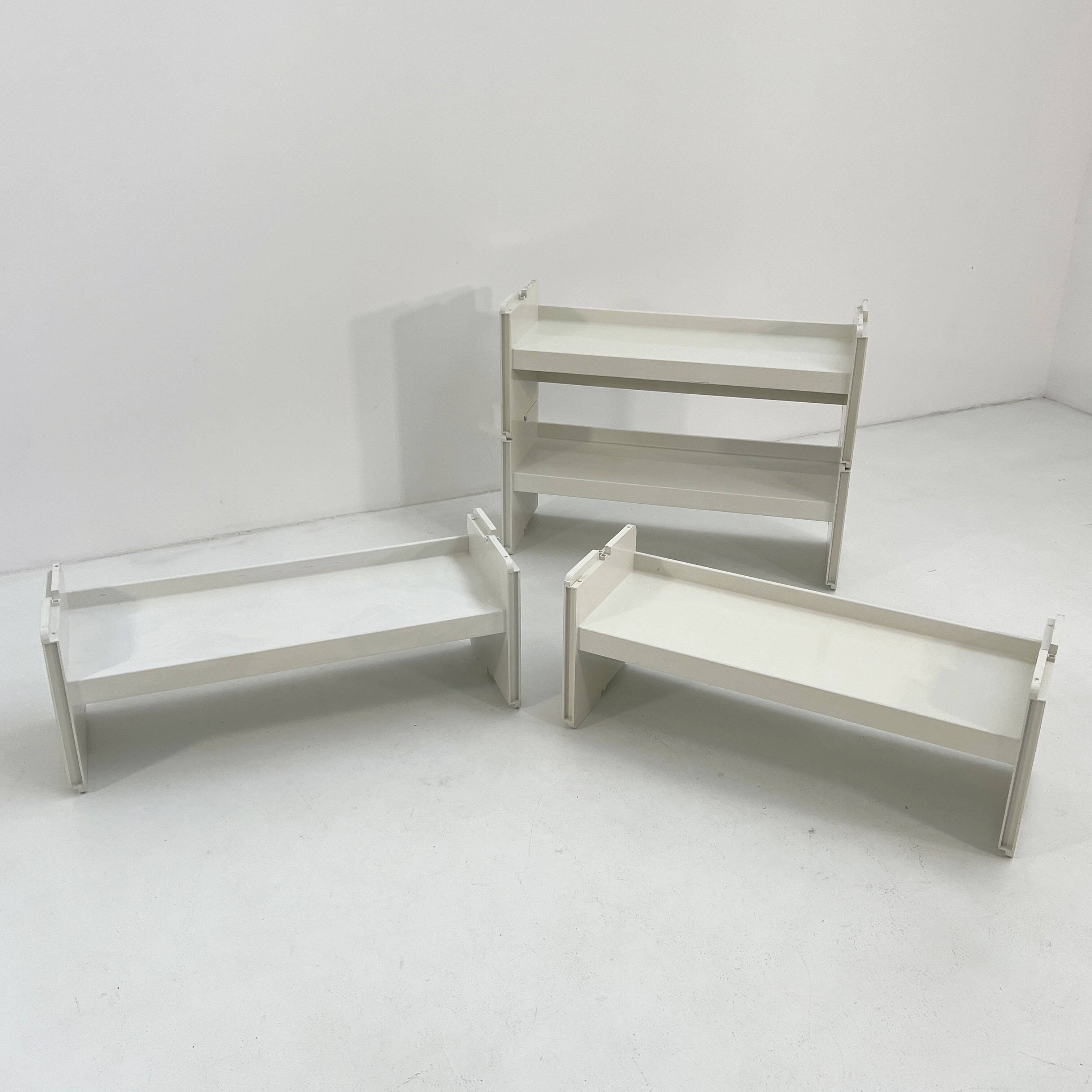 Modular white Jeep shelf by De Pas, D'Urbino & Lomazzi for BBB 1970