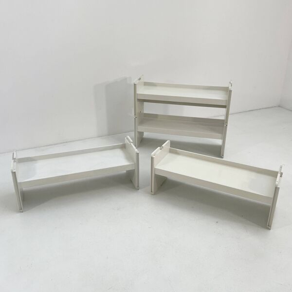 Etagère modulable Jeep blanche par De Pas, D'Urbino & Lomazzi pour BBB 1970