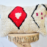 Colorful Moroccan carpet pillow 53x35cm