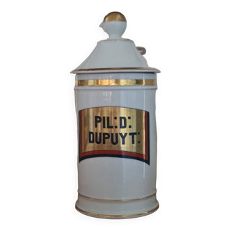 XL old porcelain medicine jar
