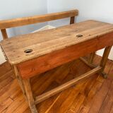 Bureau d'écolier double