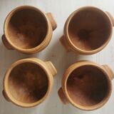 Vintage eared sandstone bowls