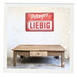 Vintage Farmhouse Coffee Table Raw Wood