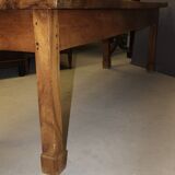 19th Century Walnut Farm Table