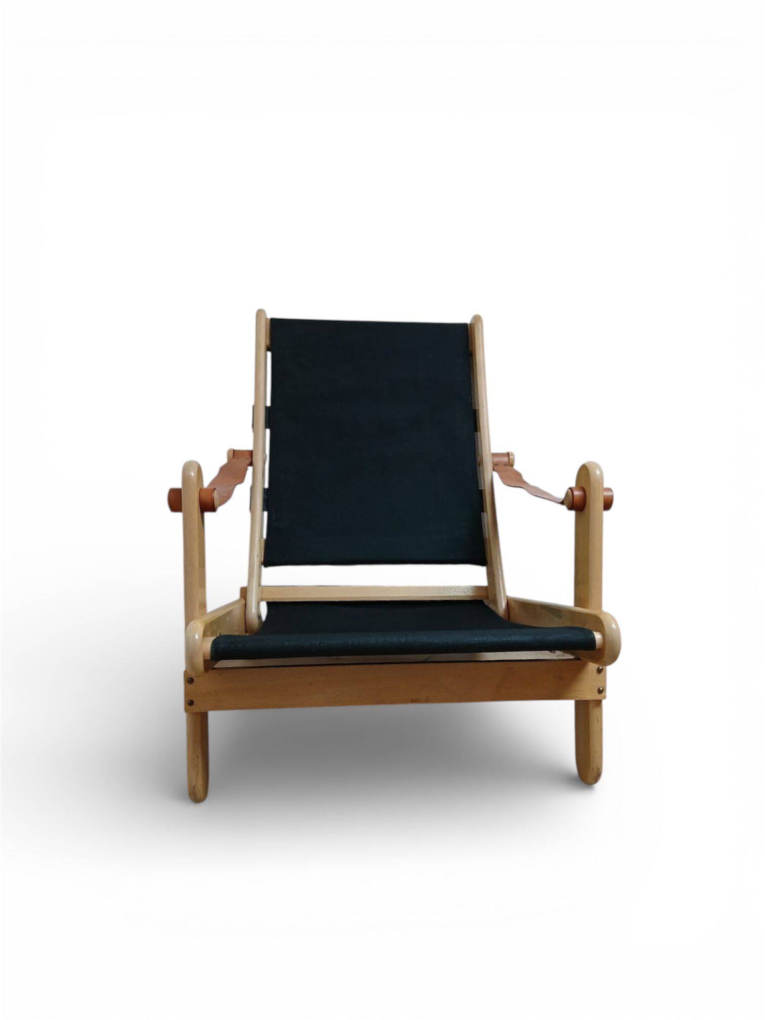 “Congo” folding lounge armchair designed by Åke Fribytter for IKEA 70's