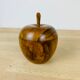 Boîte pomme bois d'olivier