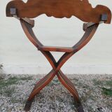 "Dagobert" folding chair with lion heads