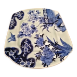 Rectangular dish 19th century Celadon green background Imari Japan